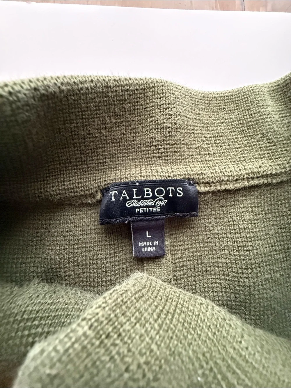 Talbots stylish olive